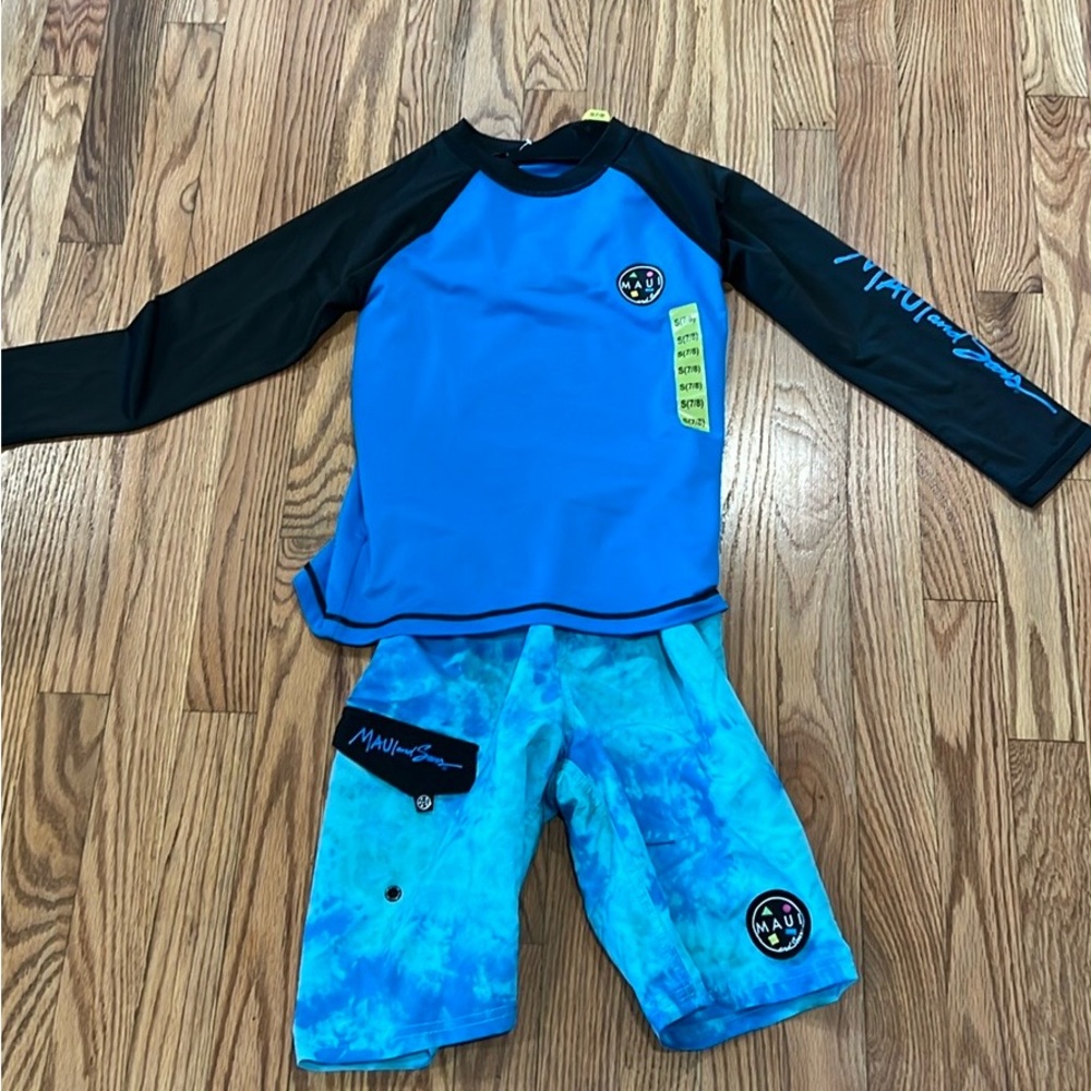Maui and sons 50 UPF 2 pcs swim set - boys